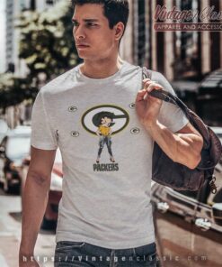 Betty Boop Green Bay Packers T Shirt