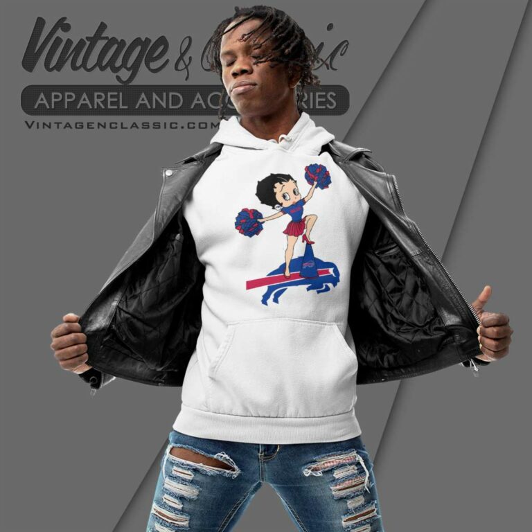 Betty Boop Halftime Dance Buffalo Bills Hoodie Betty Boop Halftime Dance Buffalo Bills Hoodie