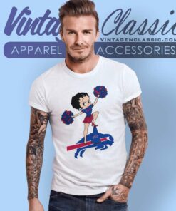 Betty Boop Halftime Dance Buffalo Bills T Shirt