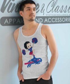 Betty Boop Halftime Dance Buffalo Bills Tank Top Racerback