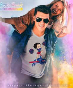 Betty Boop Halftime Dance Buffalo Bills V Neck TShirt