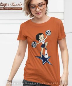 Betty Boop Halftime Dance Dallas Cowboys Women TShirt