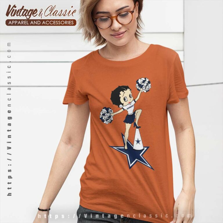 Betty Boop Halftime Dance Dallas Cowboys Women TShirt Betty Boop Halftime Dance Dallas Cowboys Women TShirt