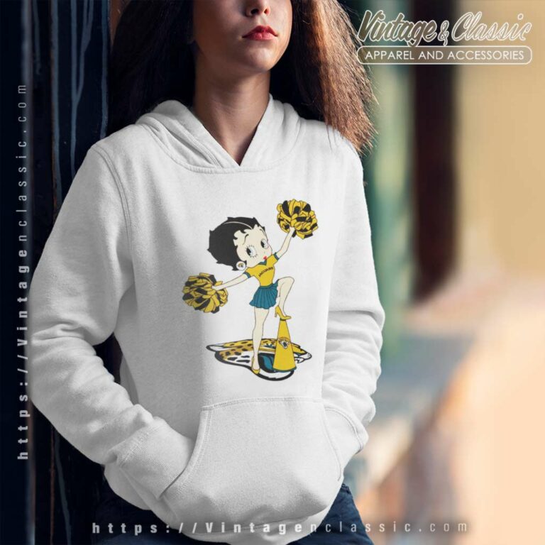 Betty Boop Halftime Dance Jacksonville Jaguars Hoodie Betty Boop Halftime Dance Jacksonville Jaguars Hoodie