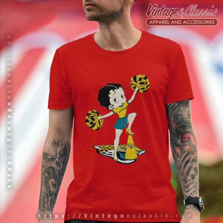 Betty Boop Halftime Dance Jacksonville Jaguars T Shirt Betty Boop Halftime Dance Jacksonville Jaguars T Shirt