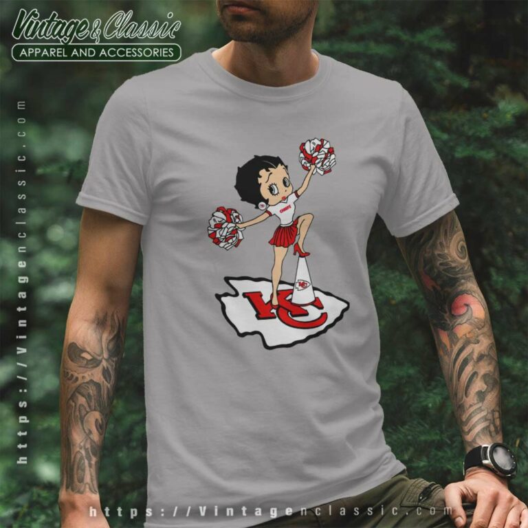 Betty Boop Halftime Dance Kansas City Chiefs T Shirt Betty Boop Halftime Dance Kansas City Chiefs T Shirt