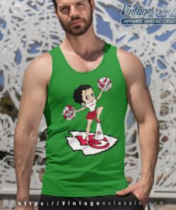 Betty Boop Halftime Dance Kansas City Chiefs Tank Top Racerback