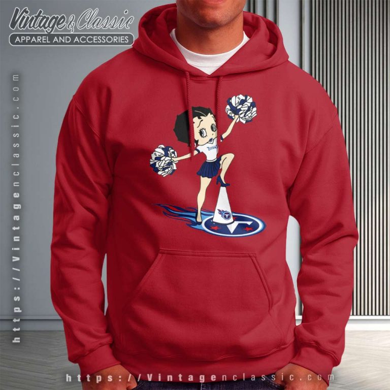 Betty Boop Halftime Dance Tennessee Titans Hoodie Betty Boop Halftime Dance Tennessee Titans Hoodie