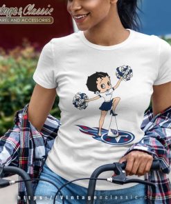 Betty Boop Halftime Dance Tennessee Titans Women TShirt