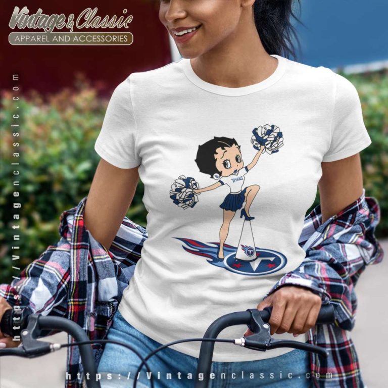 Betty Boop Halftime Dance Tennessee Titans Women TShirt Betty Boop Halftime Dance Tennessee Titans Women TShirt