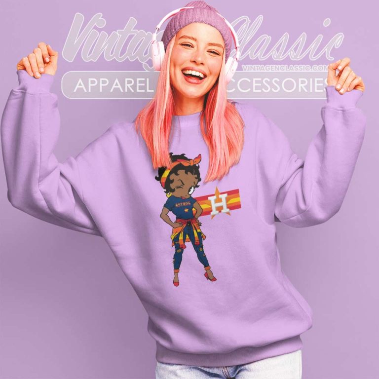 Betty Boop Houston Astros Sweatshirt Betty Boop Houston Astros Sweatshirt