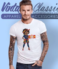 Betty Boop Houston Astros T Shirt