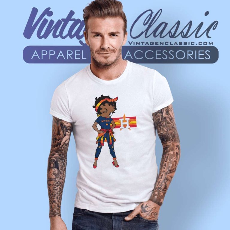 Betty Boop Houston Astros T Shirt Betty Boop Houston Astros T Shirt