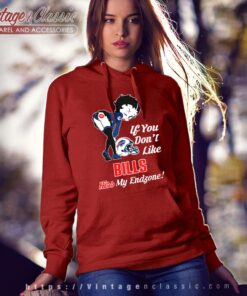 Betty Boop If You Dont Like Bills Kiss My Endzone Hoodie