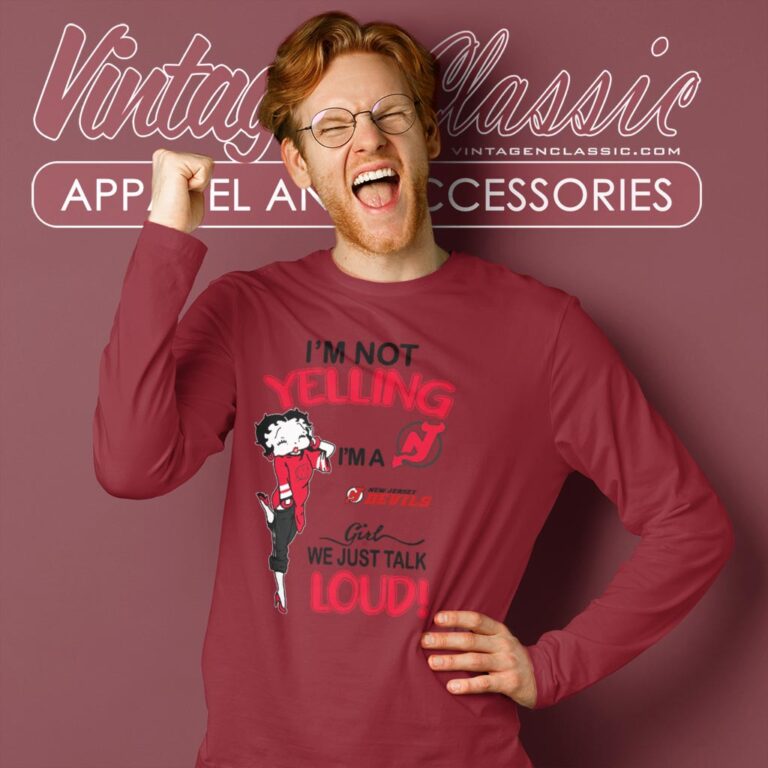 Betty Boop Im Not Yelling Im A Devils Girl We Just Talk Loud Shirt Long Sleeve Tee Betty Boop Im Not Yelling Im A Devils Girl We Just Talk Loud Shirt Long Sleeve Tee