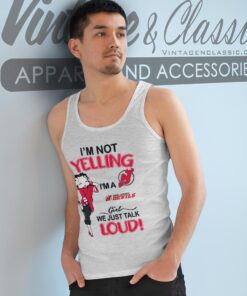 Betty Boop Im Not Yelling Im A Devils Girl We Just Talk Loud Shirt Tank Top Racerback