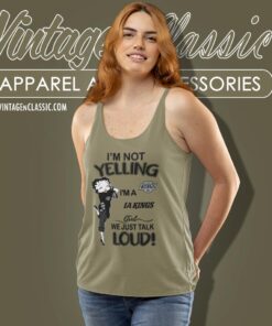 Betty Boop Im Not Yelling Im A Kings Girl We Just Talk Loud Shirt Tank Top Racerback