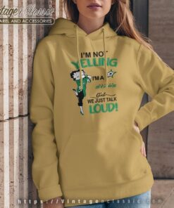 Betty Boop Im Not Yelling Im A Stars Girl We Just Talk Loud Shirt