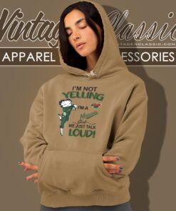 Betty Boop Im Not Yelling Im A Wild Girl We Just Talk Loud Shirt