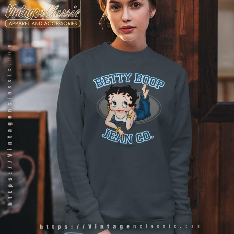 Betty Boop Jean Co Sweatshirt Betty Boop Jean Co Sweatshirt