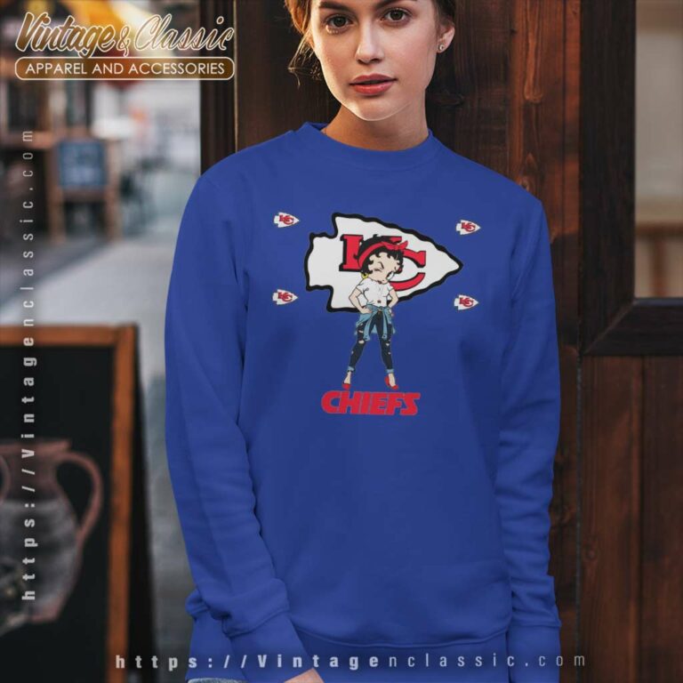 Betty Boop Kansas City Chiefs Nfl Sweatshirt Betty Boop Kansas City Chiefs Nfl Sweatshirt