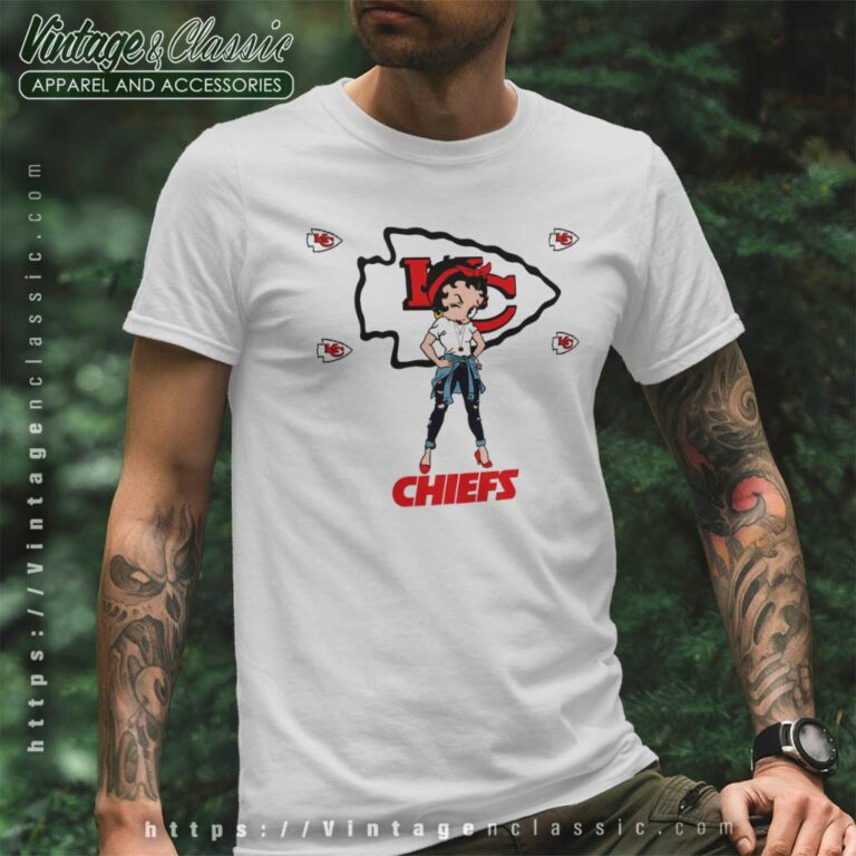 Betty Boop Kansas City Chiefs Nfl T Shirt Betty Boop Kansas City Chiefs Nfl T Shirt