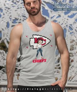 Betty Boop Kansas City Chiefs Nfl Tank Top Racerback