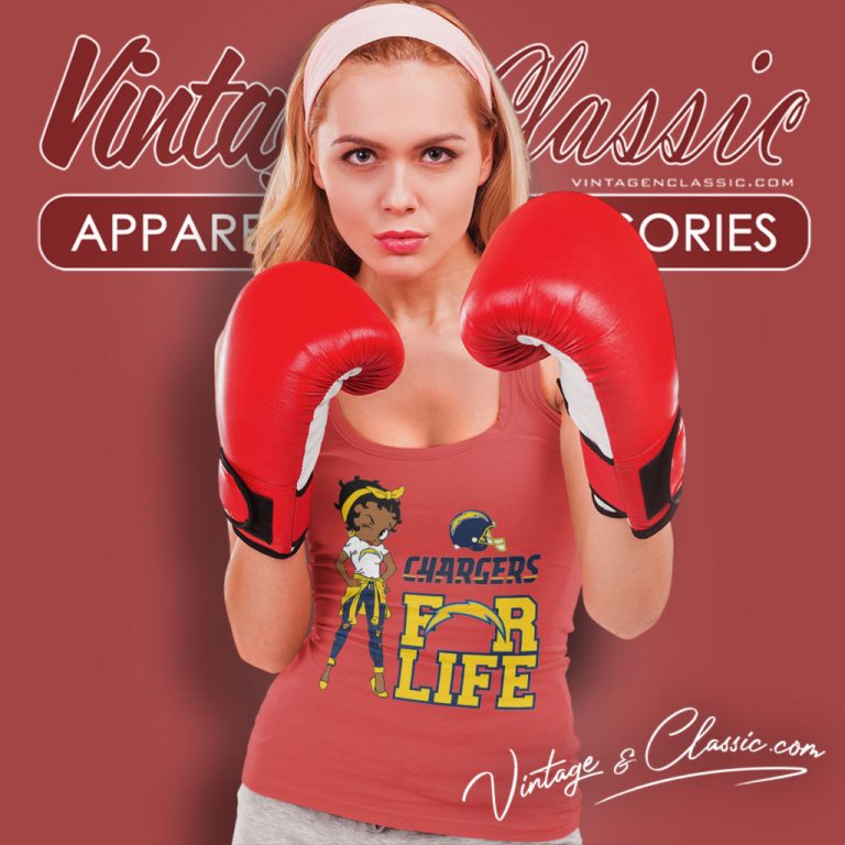 Betty Boop Los Angeles Chargers For Life Tank Top Racerback Betty Boop Los Angeles Chargers For Life Tank Top Racerback