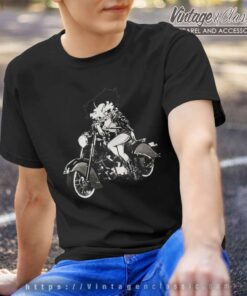 Betty Boop Motorcycle Club Single T Shirt