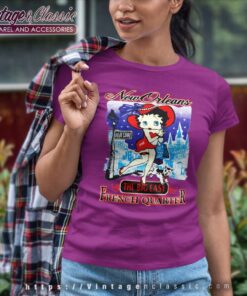 Betty Boop New Orleans French Quarter Women TShirt