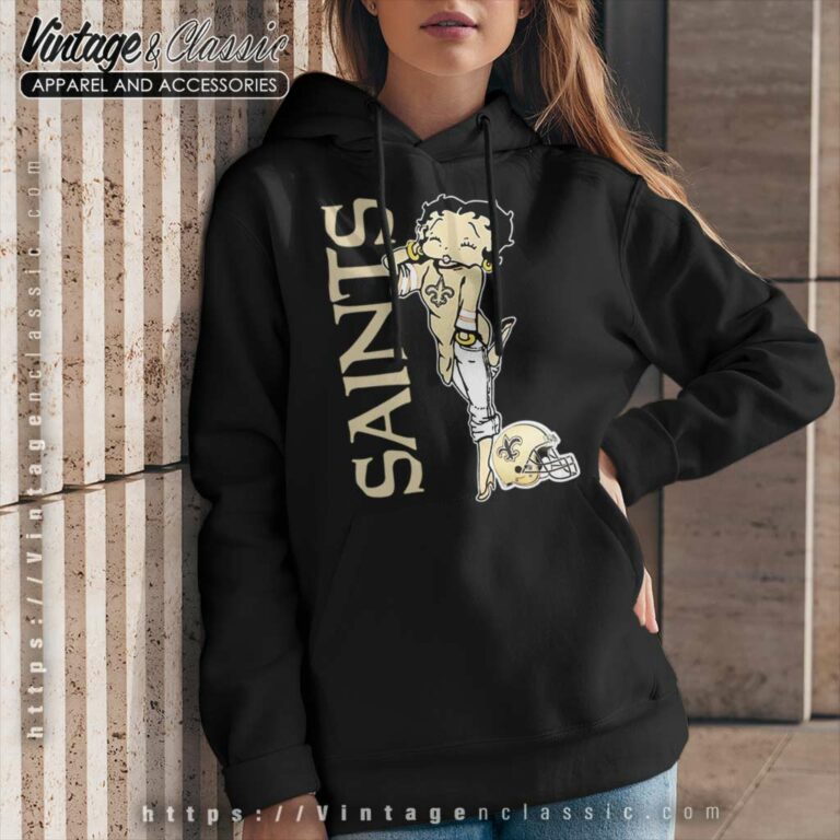 Betty Boop New Orleans Saints Hoodie Betty Boop New Orleans Saints Hoodie