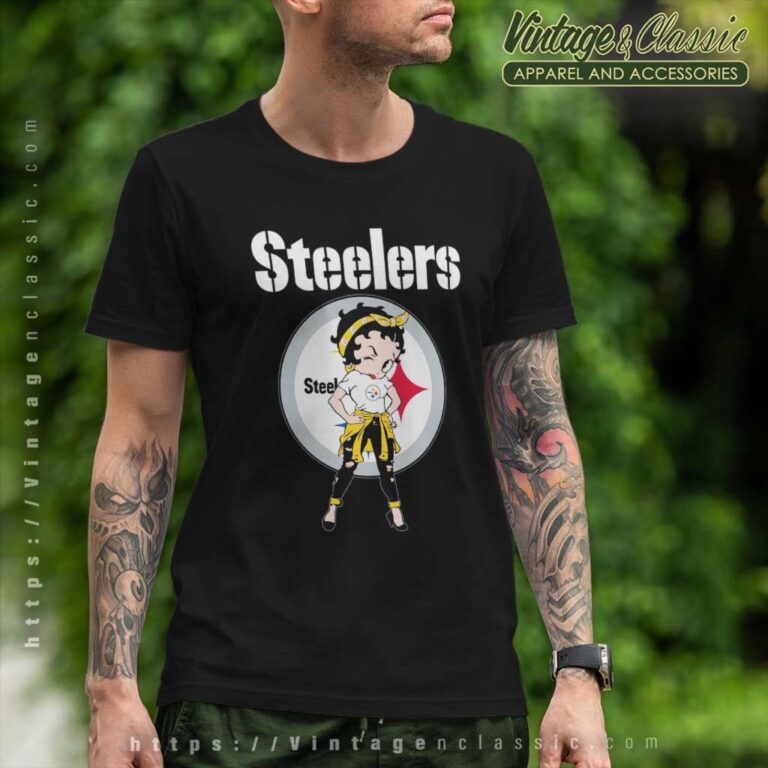 Betty Boop Pittsburgh Steelers T Shirt Betty Boop Pittsburgh Steelers T Shirt