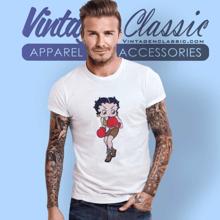 Betty Boop Playing Boxing Shirt T Shirt Betty Boop Playing Boxing Shirt T Shirt