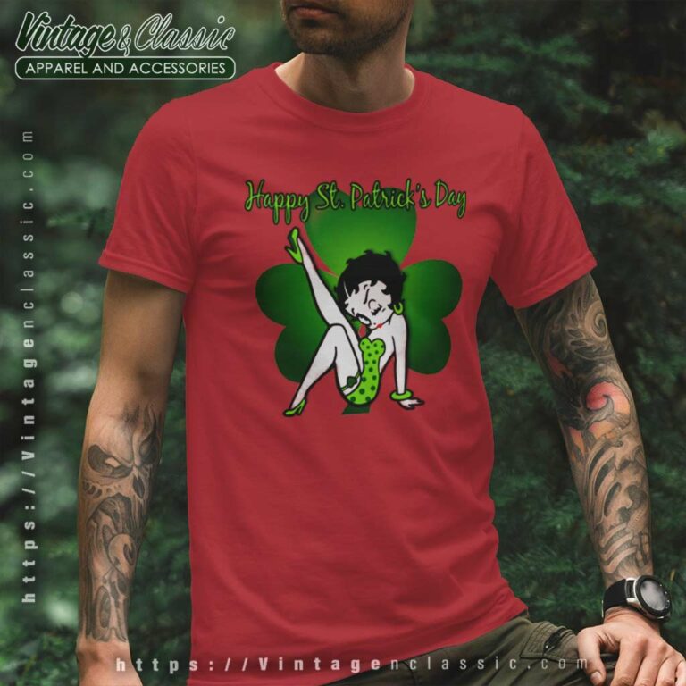 Betty Boop Saint Patricks Day T Shirt Betty Boop Saint Patricks Day T Shirt