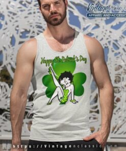Betty Boop Saint Patricks Day Tank Top Racerback