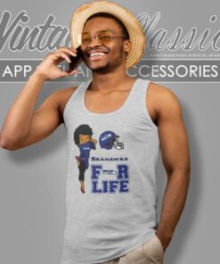 Betty Boop Seattle Seahawks For Life Tank Top Racerback
