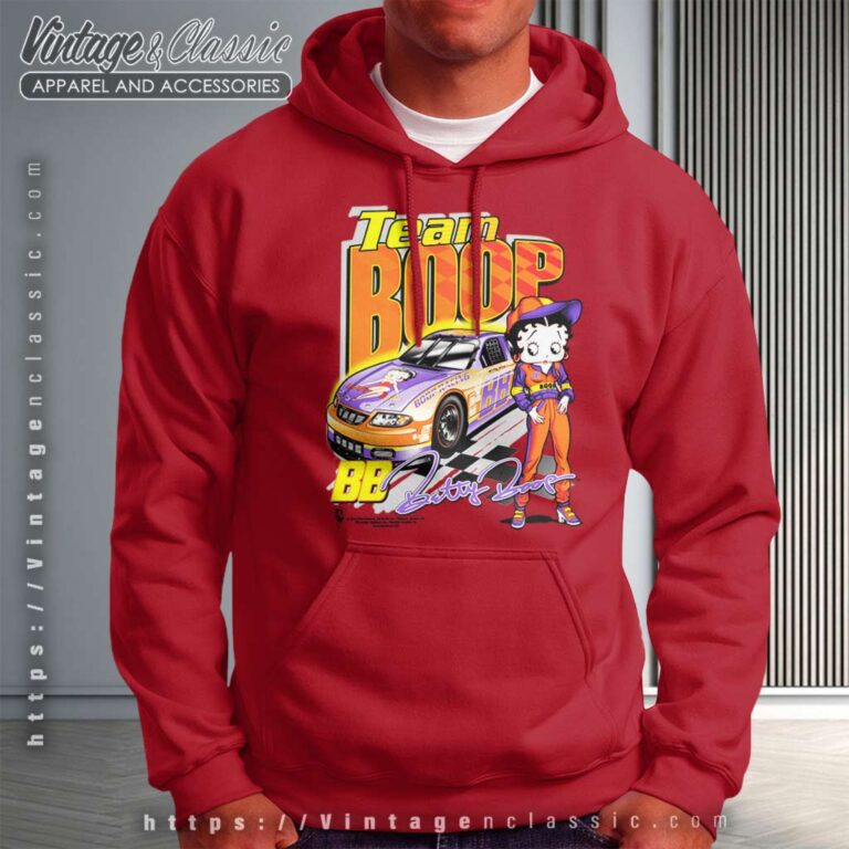 Betty Boop Team Boop Vintage Hoodie Betty Boop Team Boop Vintage Hoodie