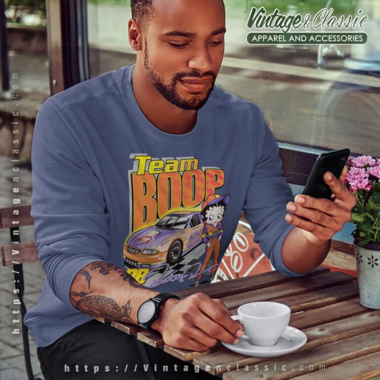 Betty Boop Team Boop Vintage Sweatshirt Betty Boop Team Boop Vintage Sweatshirt