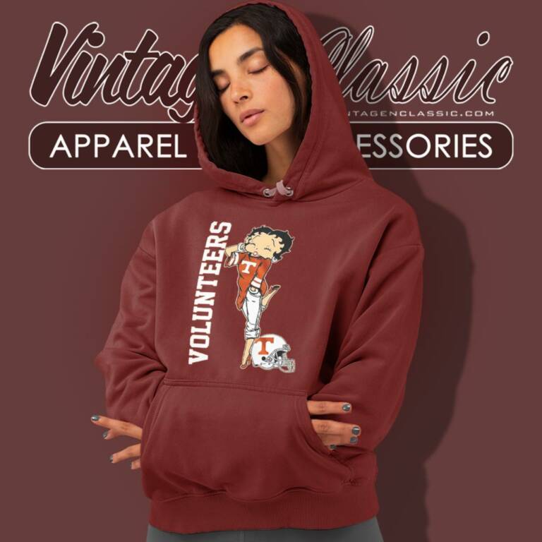 Betty Boop Tennessee Volunteers Hoodie Betty Boop Tennessee Volunteers Hoodie