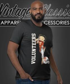 Betty Boop Tennessee Volunteers T Shirt