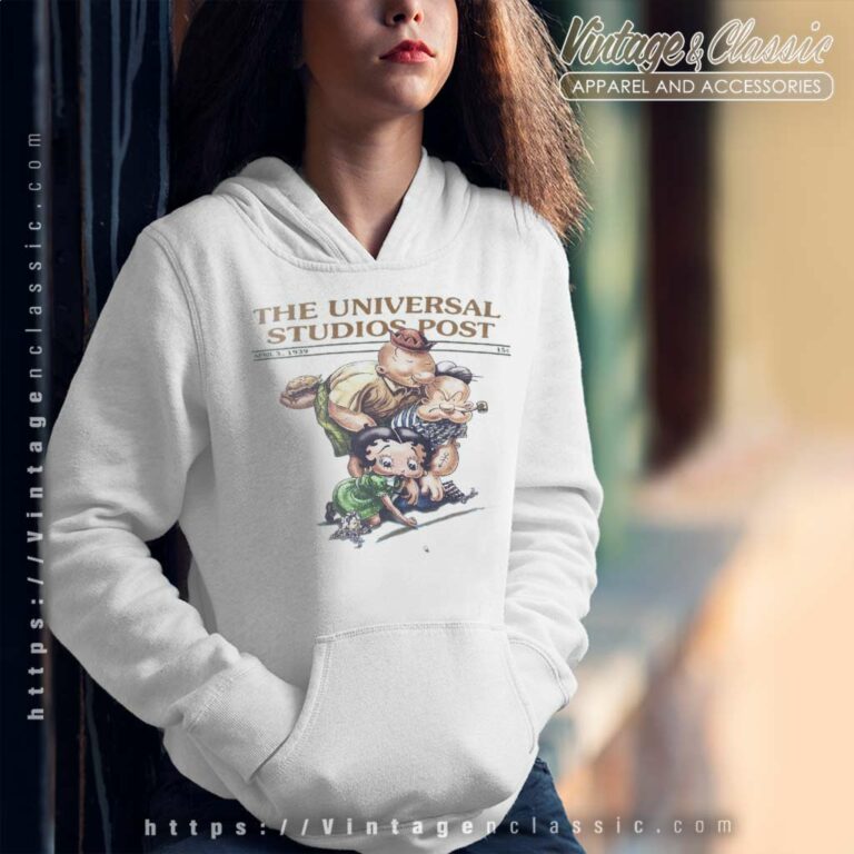 Betty Boop Universal Studios Popeye Hoodie Betty Boop Universal Studios Popeye Hoodie