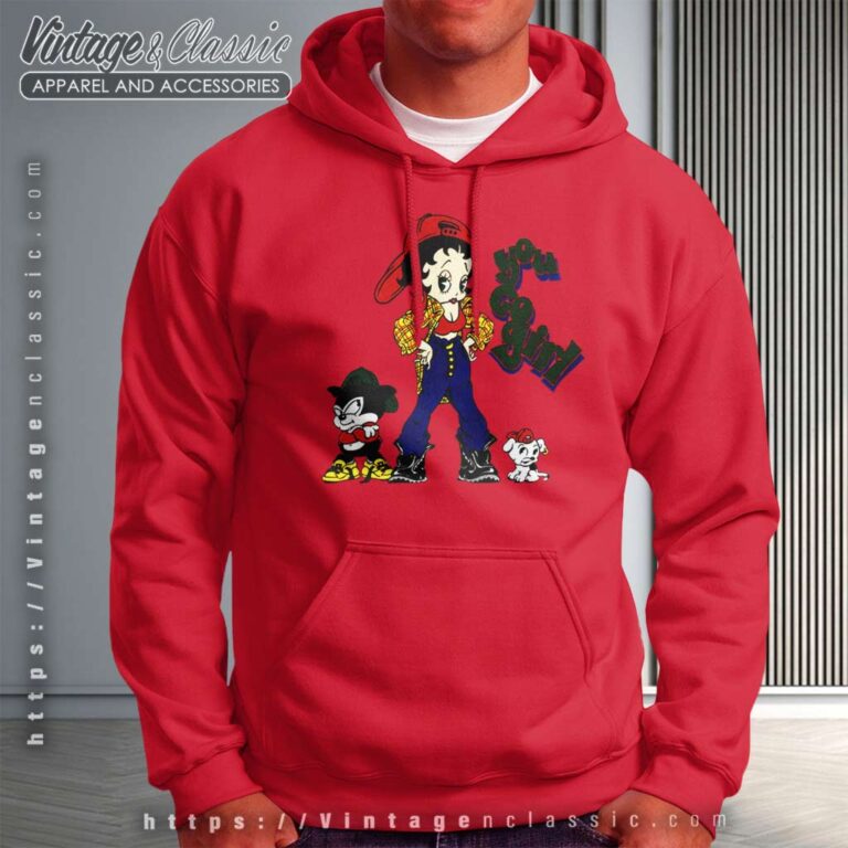 Betty Boop You Go Girl 1993 Hoodie Betty Boop You Go Girl 1993 Hoodie
