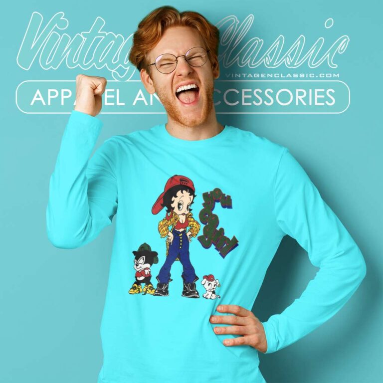 Betty Boop You Go Girl 1993 Long Sleeve Tee Betty Boop You Go Girl 1993 Long Sleeve Tee