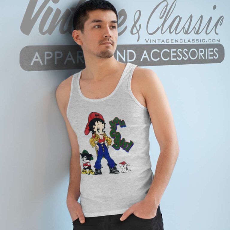 Betty Boop You Go Girl 1993 Tank Top Racerback Betty Boop You Go Girl 1993 Tank Top Racerback