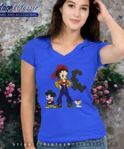 Betty Boop You Go Girl 1993 V Neck TShirt