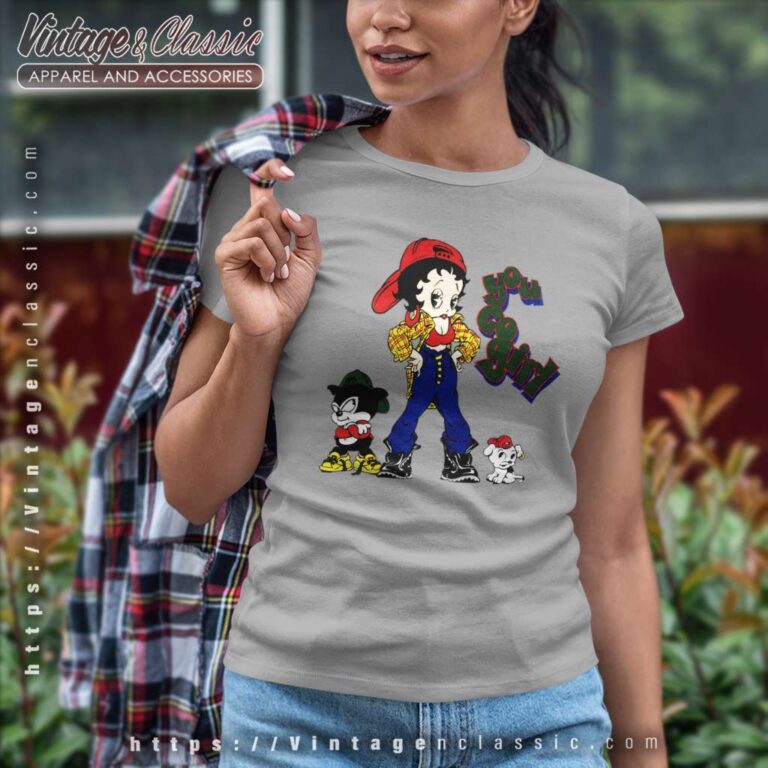 Betty Boop You Go Girl 1993 Women TShirt Betty Boop You Go Girl 1993 Women TShirt
