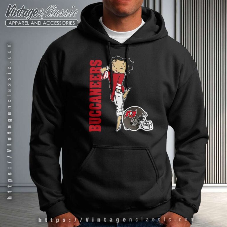 Betty Boops Tampa Bay Buccaneers Hoodie Betty Boops Tampa Bay Buccaneers Hoodie