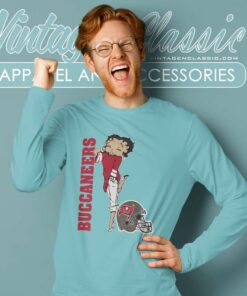 Betty Boops Tampa Bay Buccaneers Long Sleeve Tee