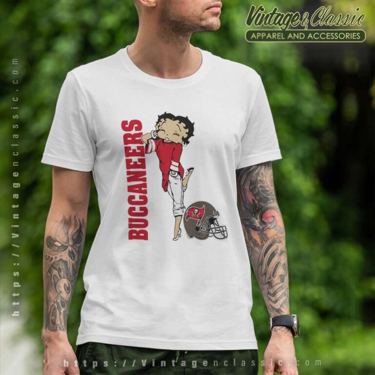 Betty Boops Tampa Bay Buccaneers T Shirt Betty Boops Tampa Bay Buccaneers T Shirt
