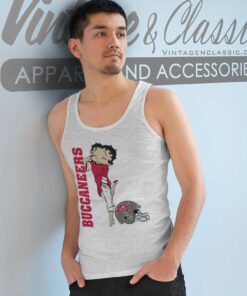 Betty Boops Tampa Bay Buccaneers Tank Top Racerback
